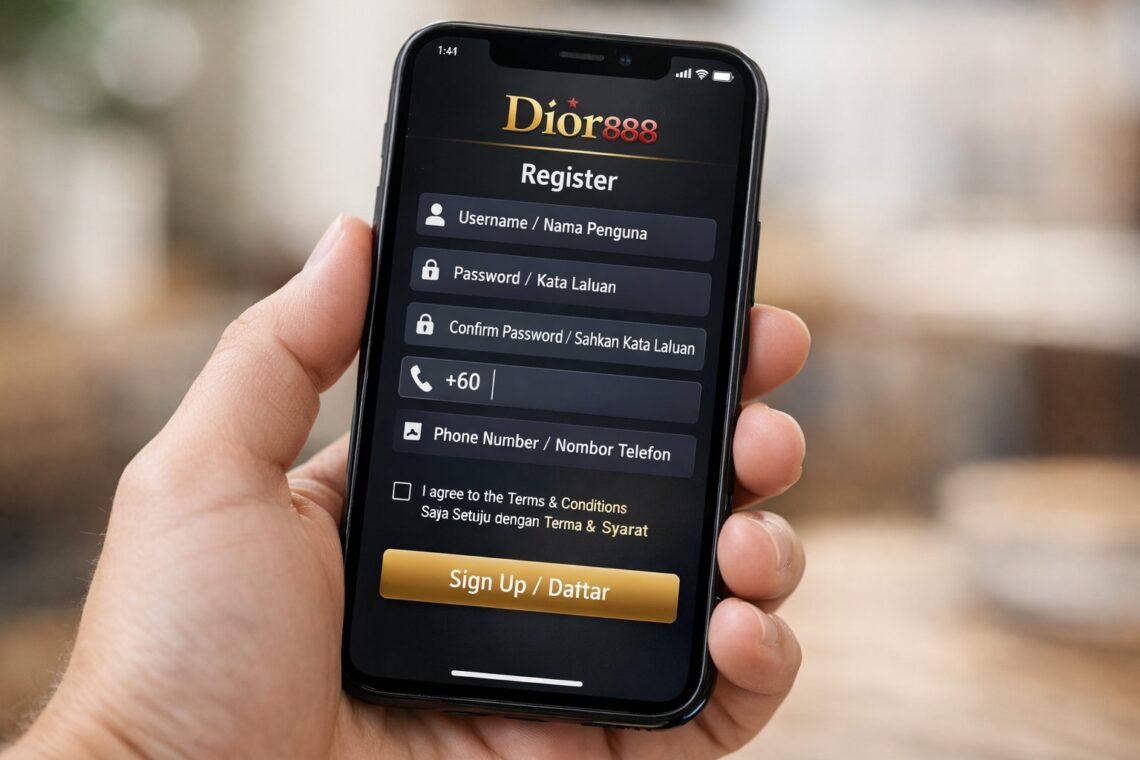 Dior888 Register Guide: Easy Sign-Up and Welcome Bonus Review for Malaysian Players