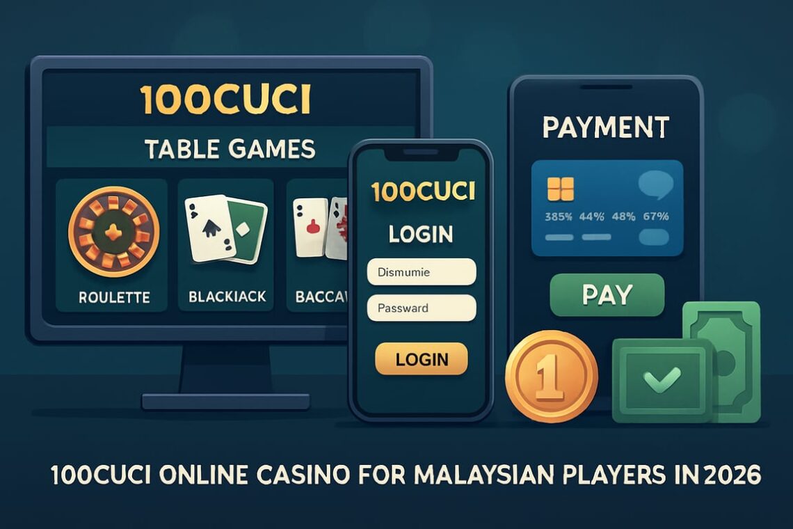100cuci Login: Comprehensive Table Games Review 2026